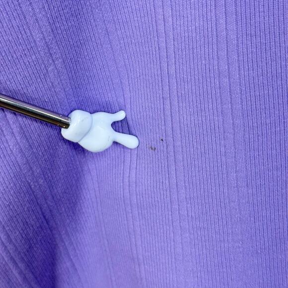 Vintage 90s Y2k Disney Winnie Pooh Eeyore Embroidered Henley Top Cutecore 3X - Picture 11 of 11